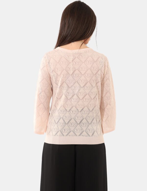 Yes Zee - Maglia Scollo Barchetta, Spacchi Manica - Donna - World Fashion