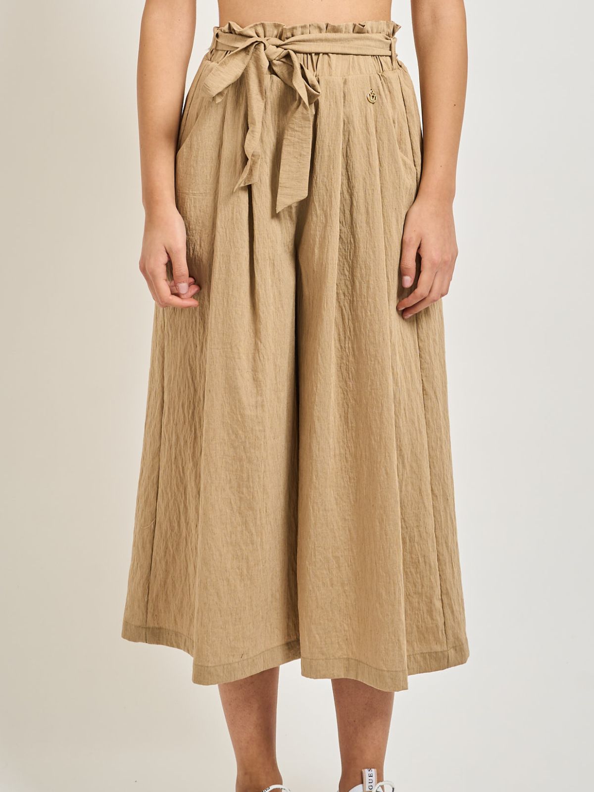 Yes Zee - Pantalone a palazzo cropped - Donna - World Fashion
