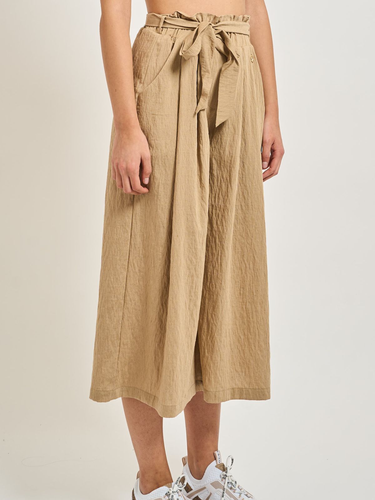 Yes Zee - Pantalone a palazzo cropped - Donna - World Fashion