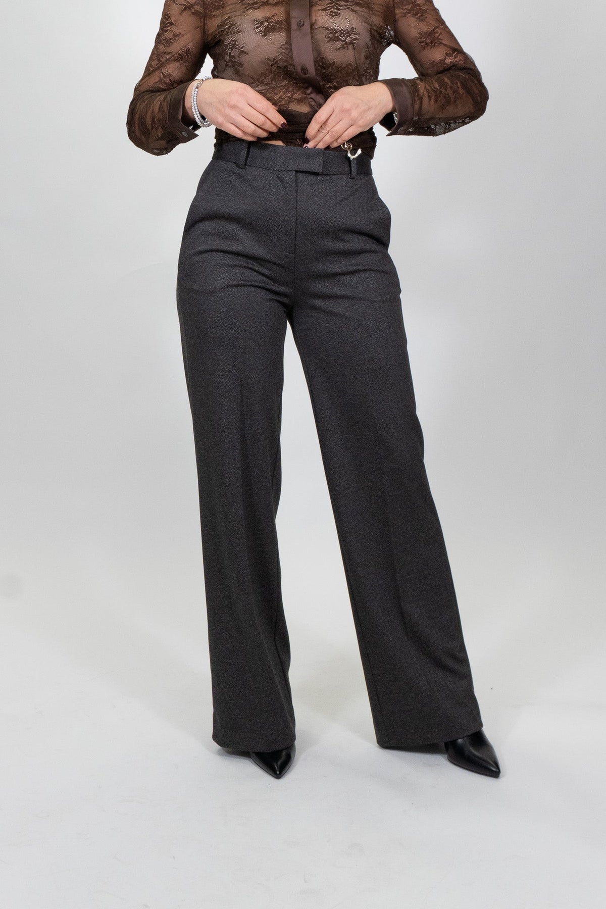 Yes Zee - Pantalone A Palazzo - Donna - World Fashion
