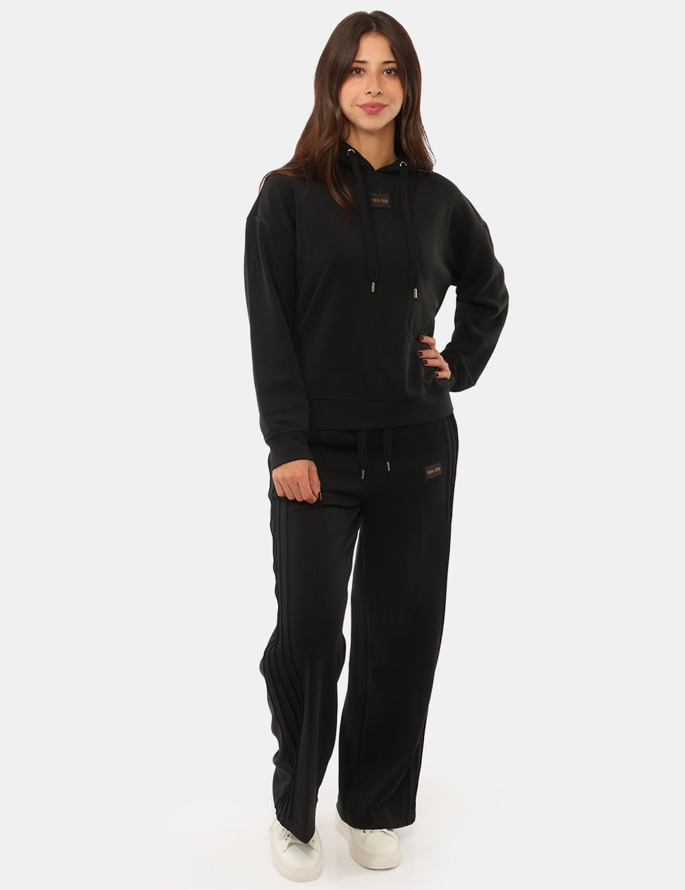 Yes Zee - Pantalone Ampio Con Nervature Laterali - Donna - World Fashion