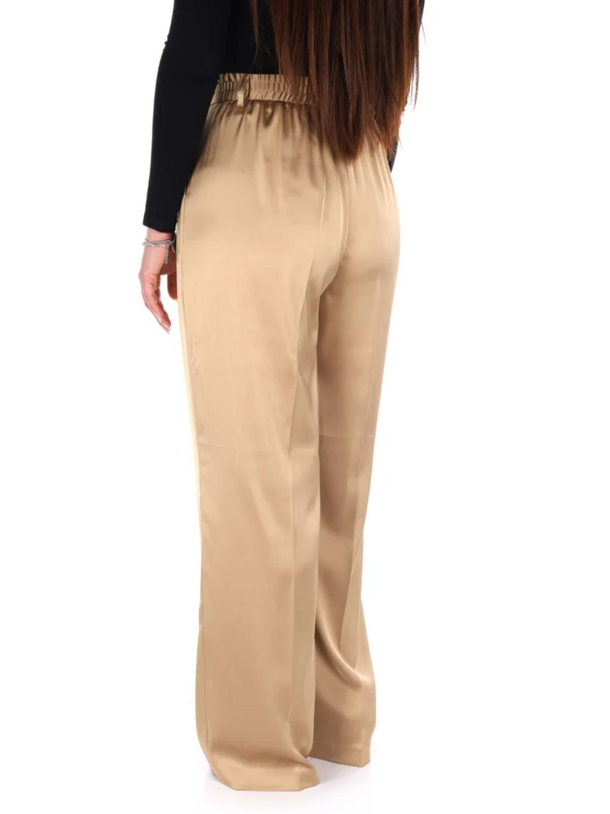 Yes Zee - Pantalone Chinos Con Elastico Vita Dietro - Donna - World Fashion