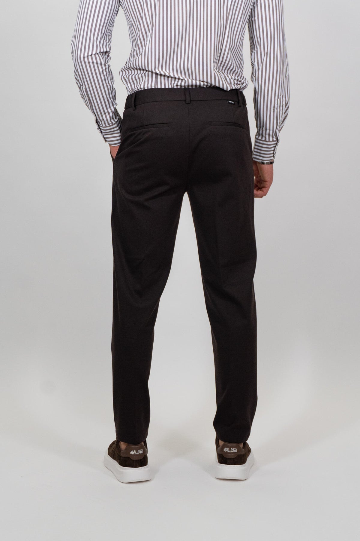 Yes Zee - Pantalone chinos con pinces e coulisse - Uomo - World Fashion