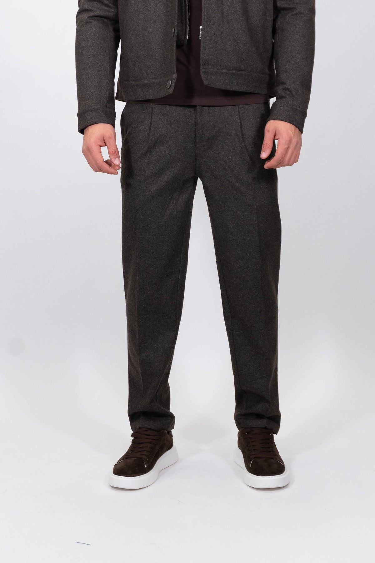 Yes Zee - Pantalone con coulisse e pinces - Uomo - World Fashion