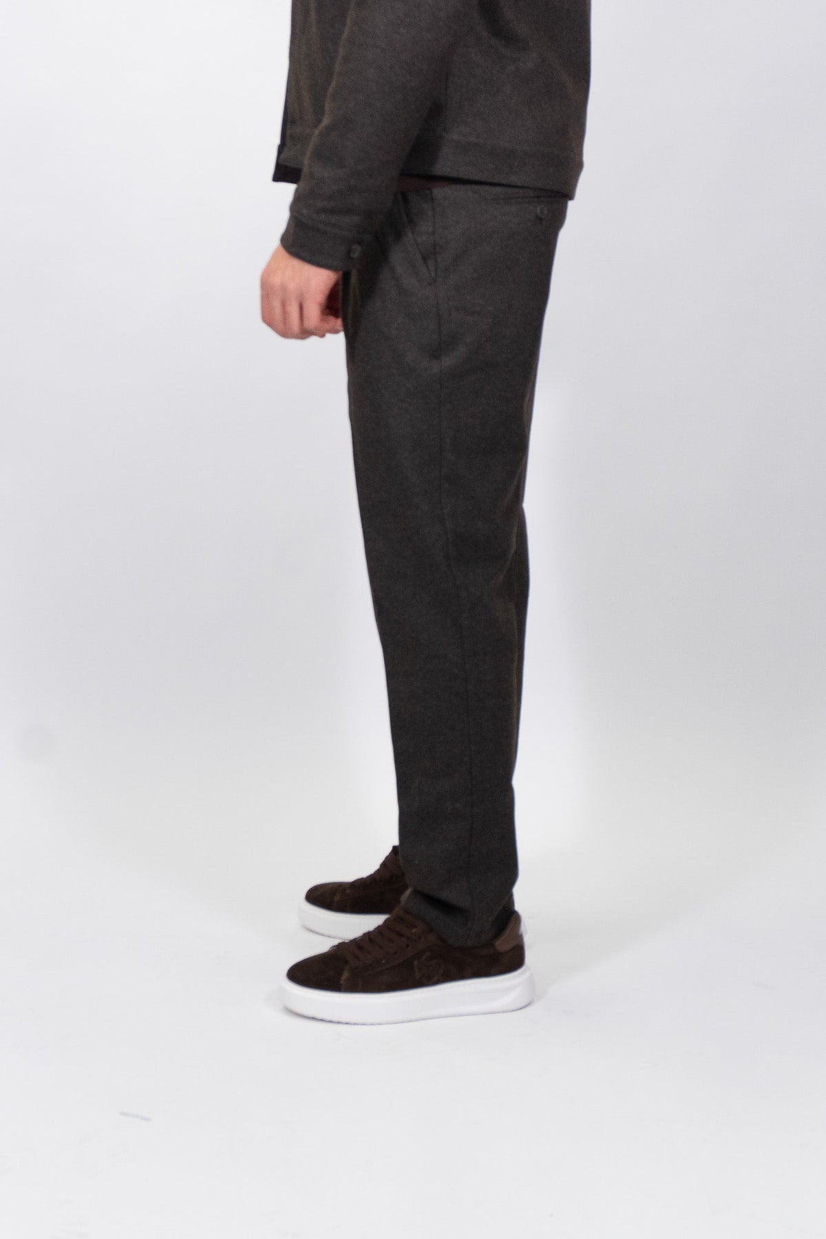 Yes Zee - Pantalone con coulisse e pinces - Uomo - World Fashion