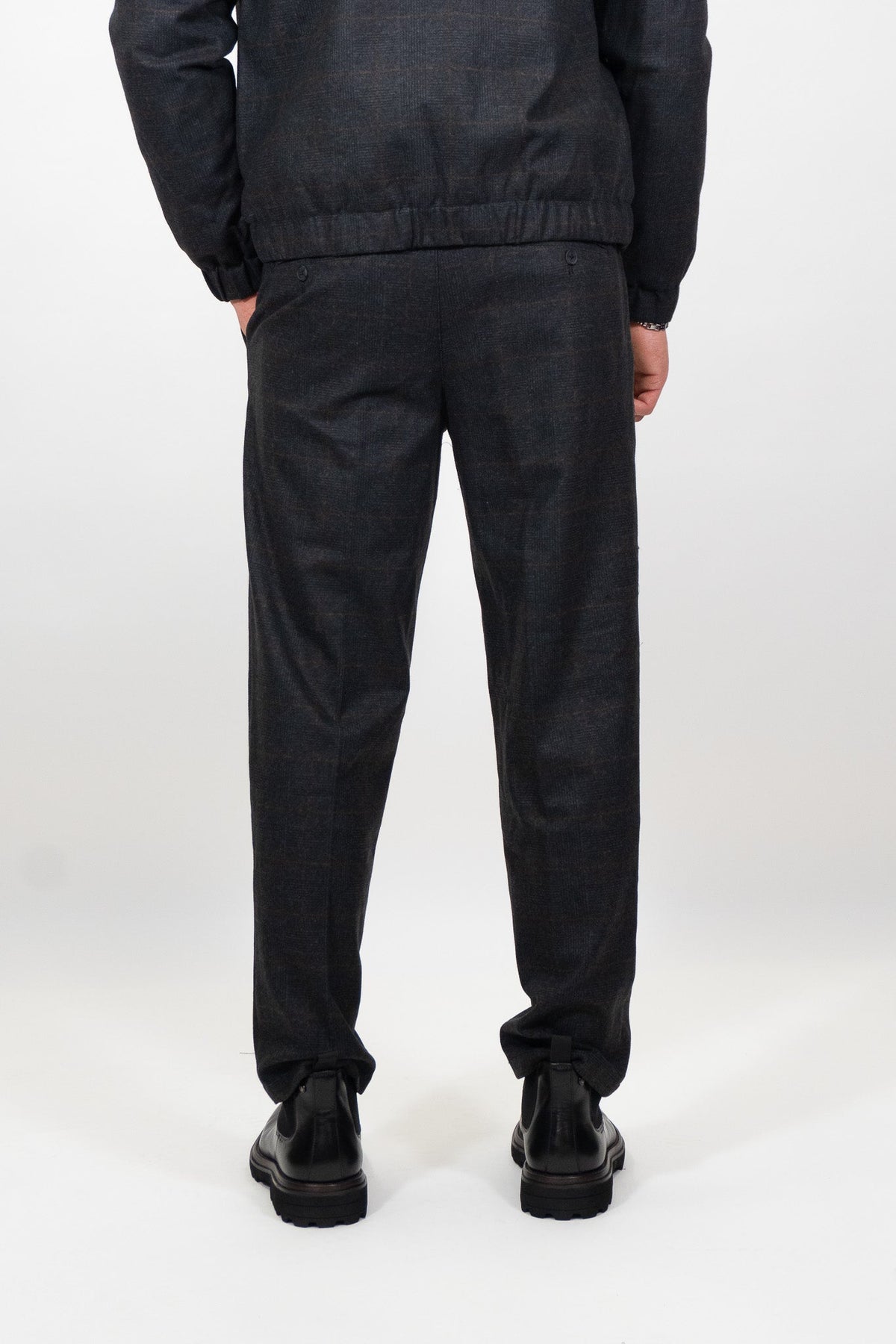 Yes Zee - Pantalone con coulisse e pinces - Uomo - World Fashion
