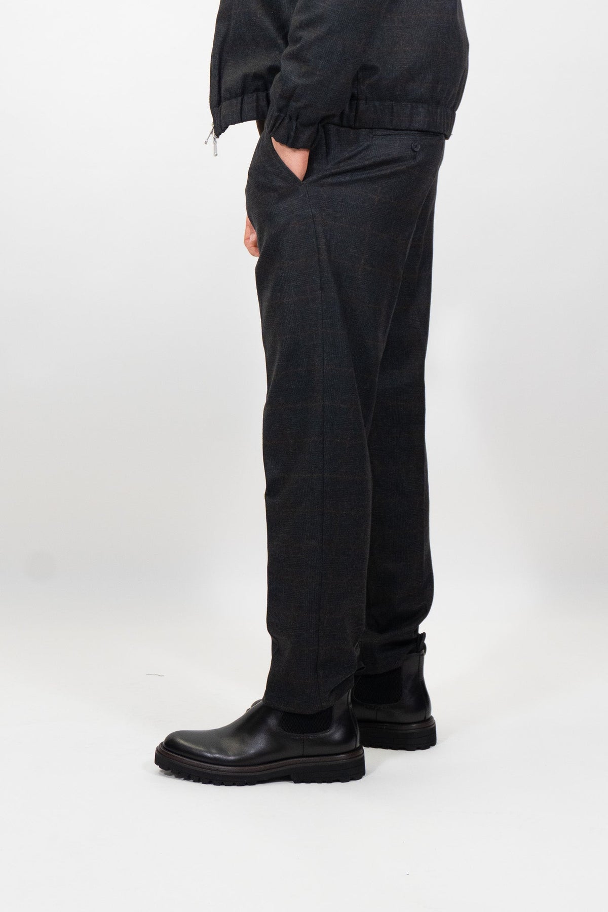 Yes Zee - Pantalone con coulisse e pinces - Uomo - World Fashion