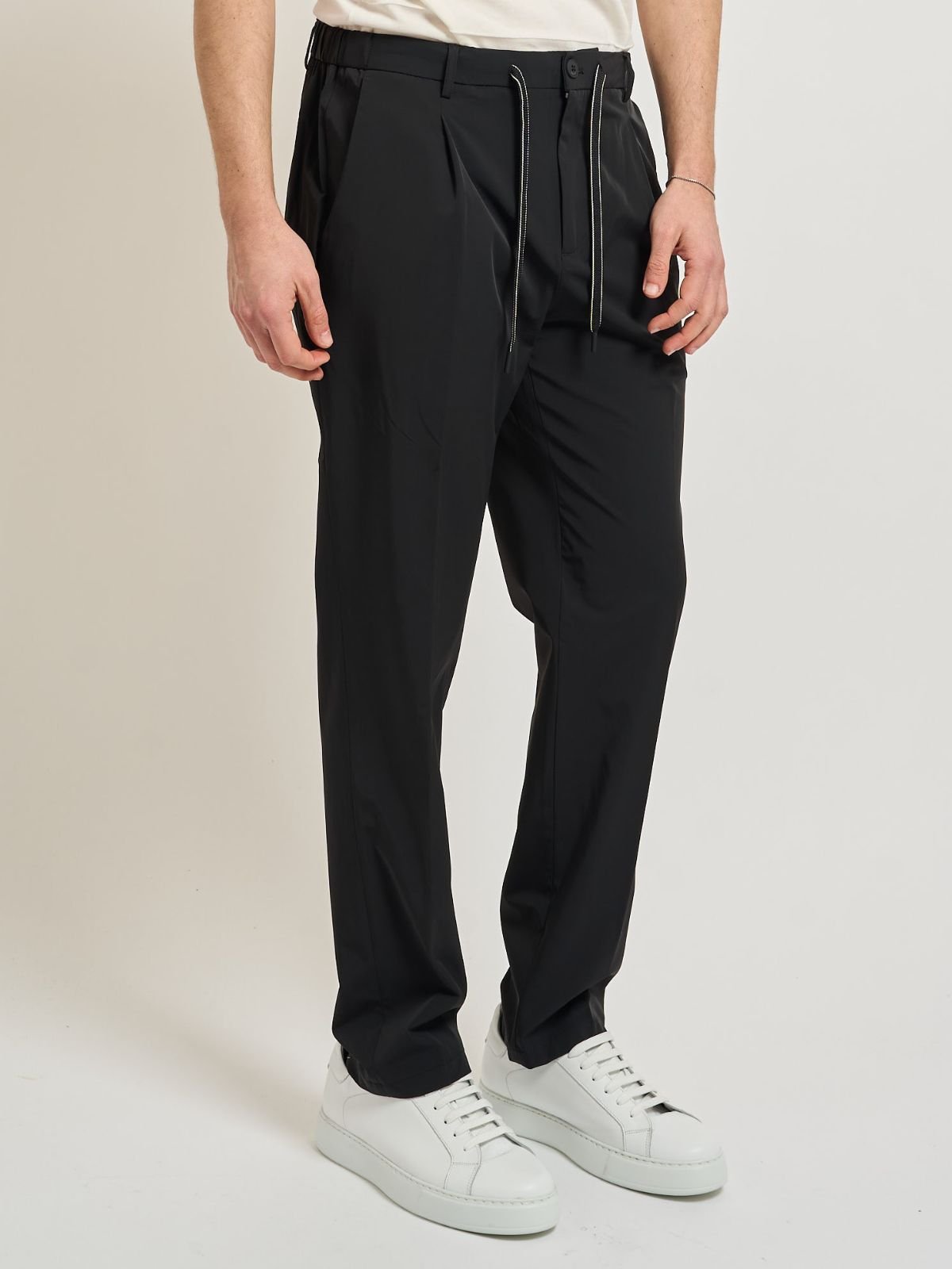 Yes Zee - Pantalone con coulisse ed elastico ai fianchi - Uomo - World Fashion