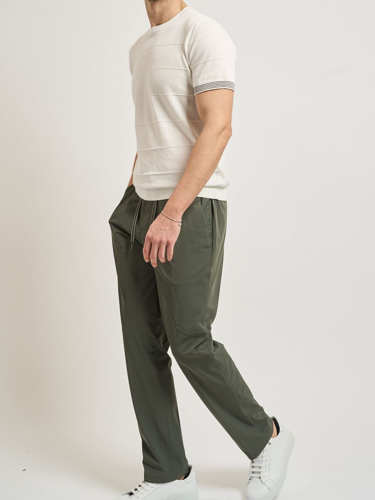 Yes Zee - Pantalone con coulisse ed elastico ai fianchi - Uomo - World Fashion