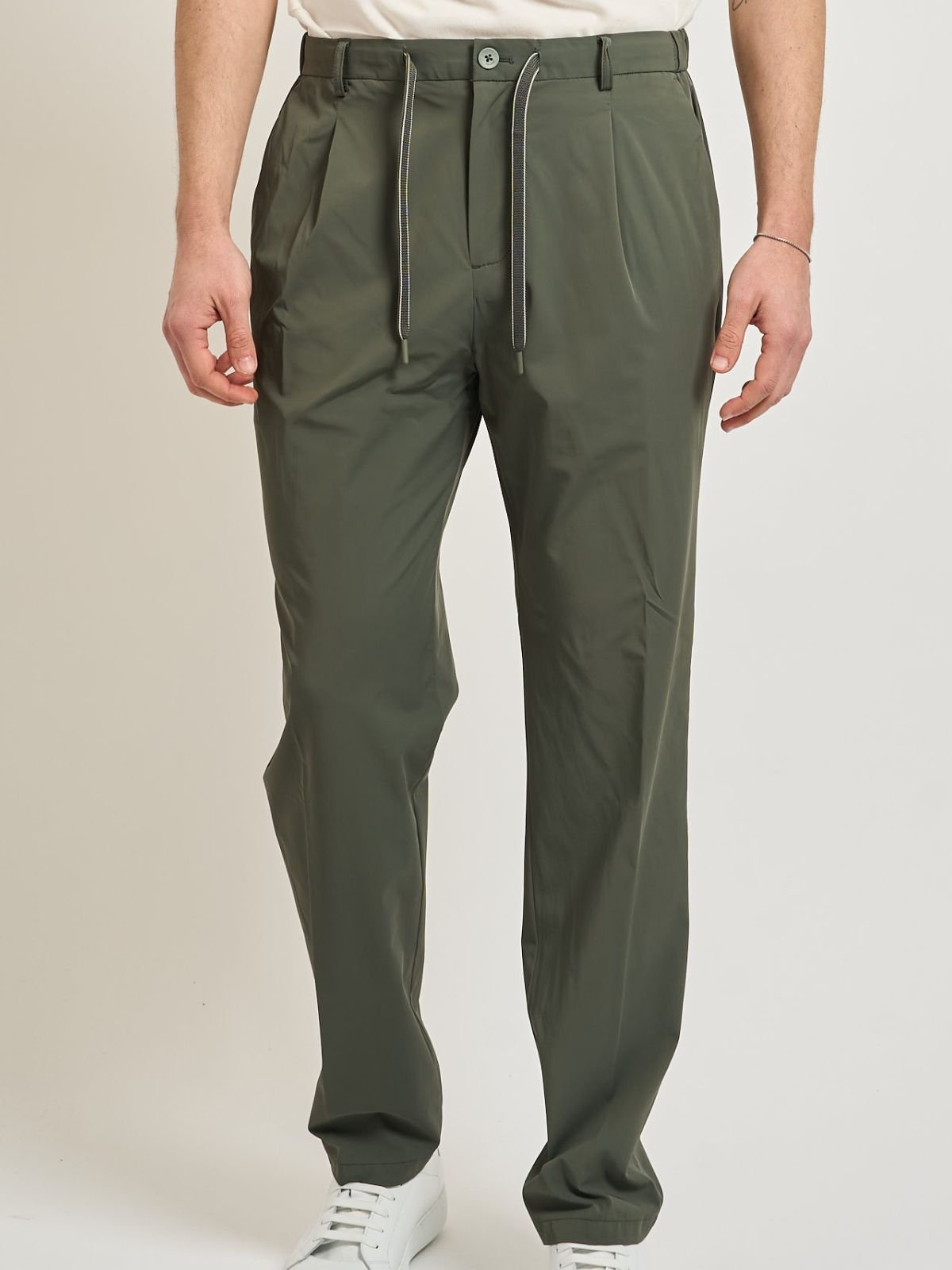 Yes Zee - Pantalone con coulisse ed elastico ai fianchi - Uomo - World Fashion
