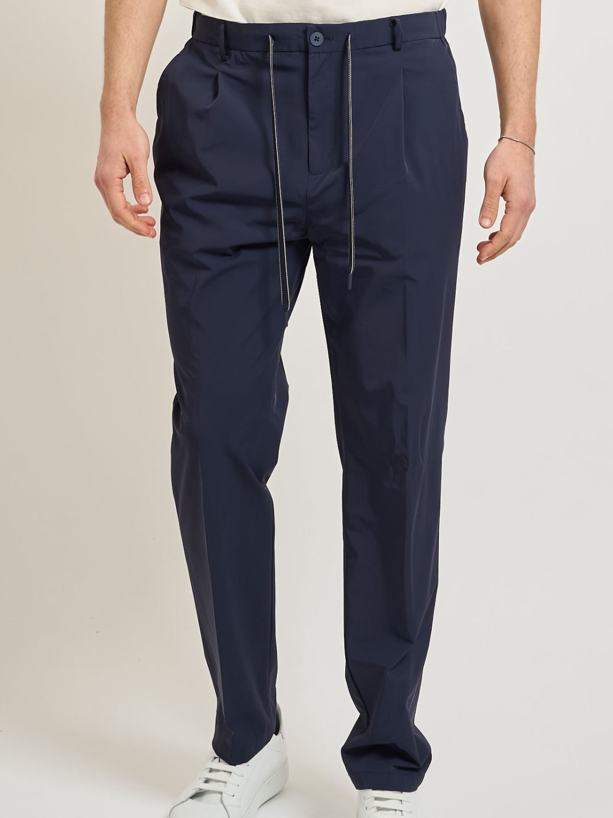 Yes Zee - Pantalone con coulisse ed elastico ai fianchi - Uomo - World Fashion