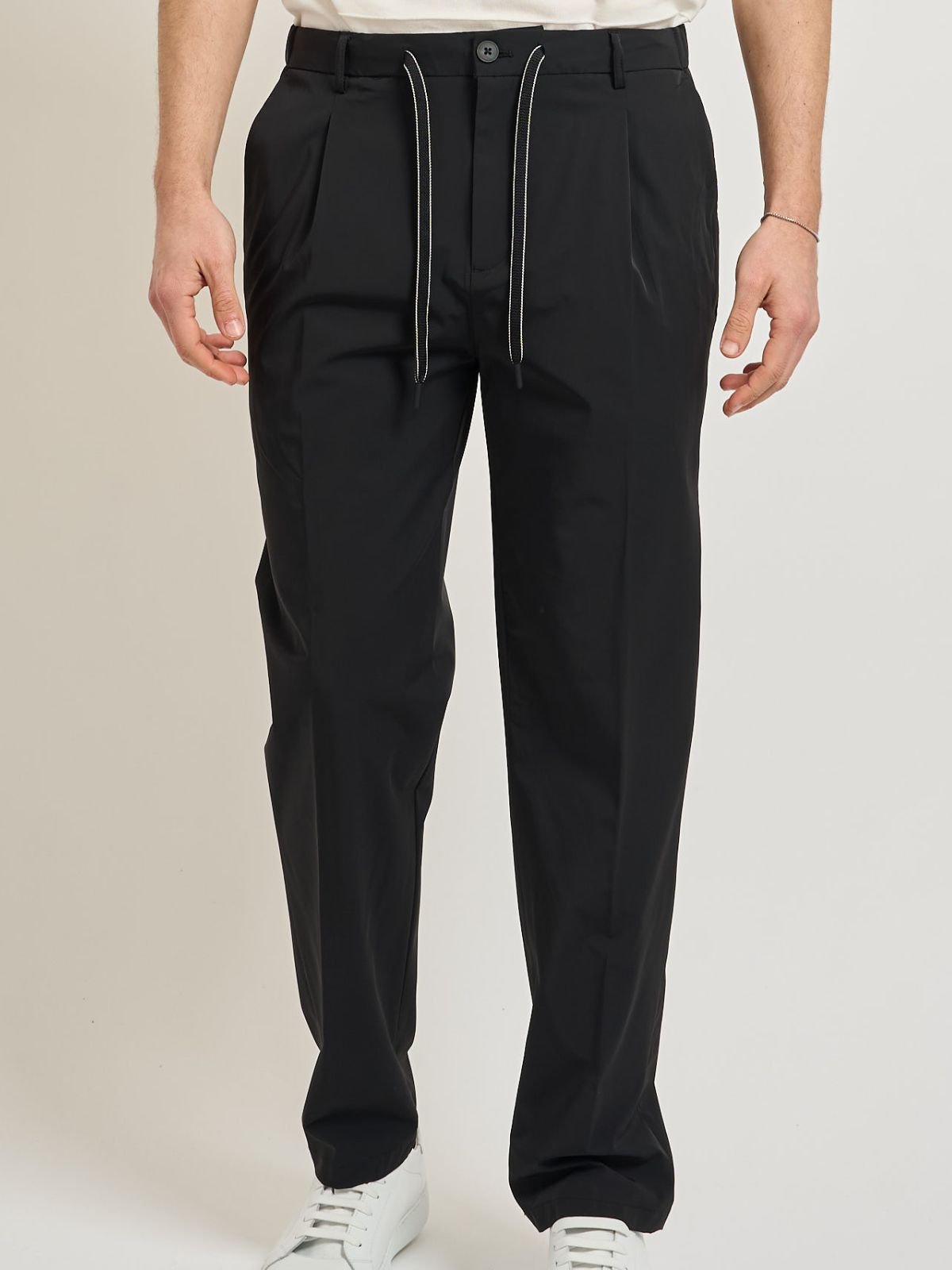 Yes Zee - Pantalone con coulisse ed elastico ai fianchi - Uomo - World Fashion