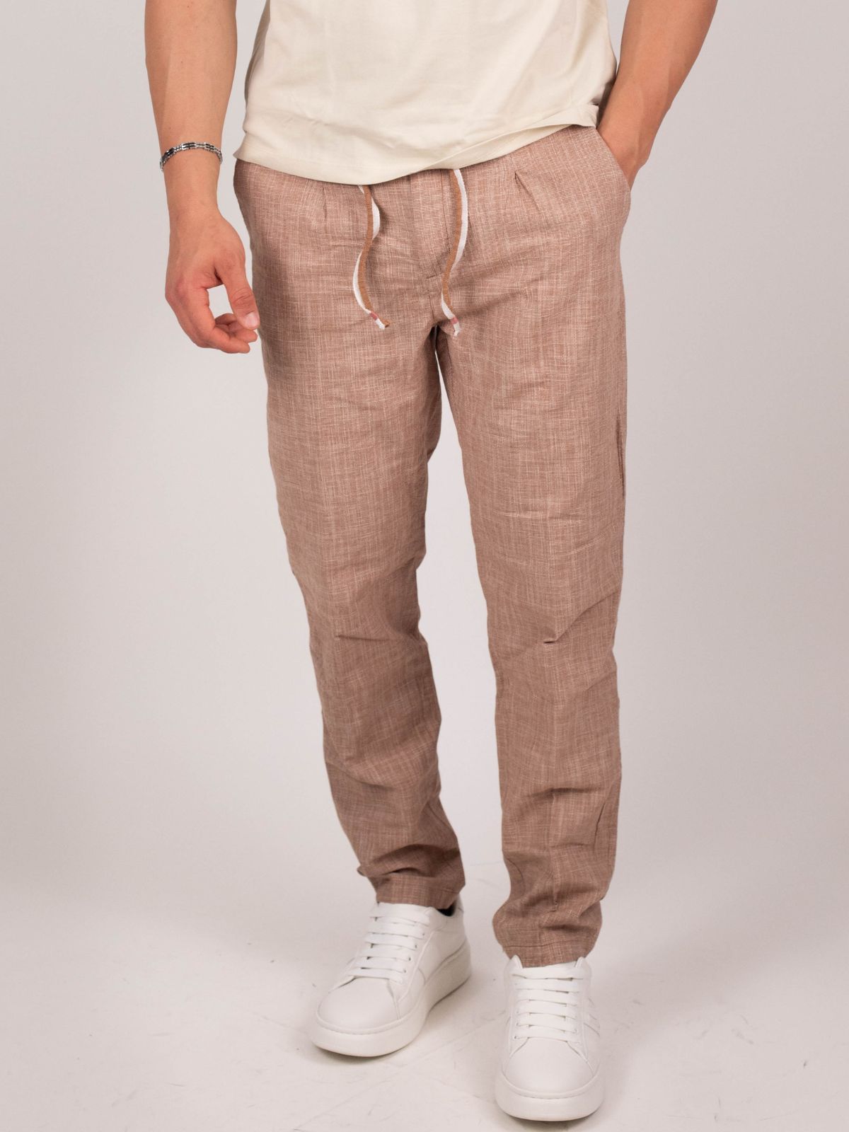 Yes Zee - Pantalone con coulisse ed elastico - Uomo - World Fashion