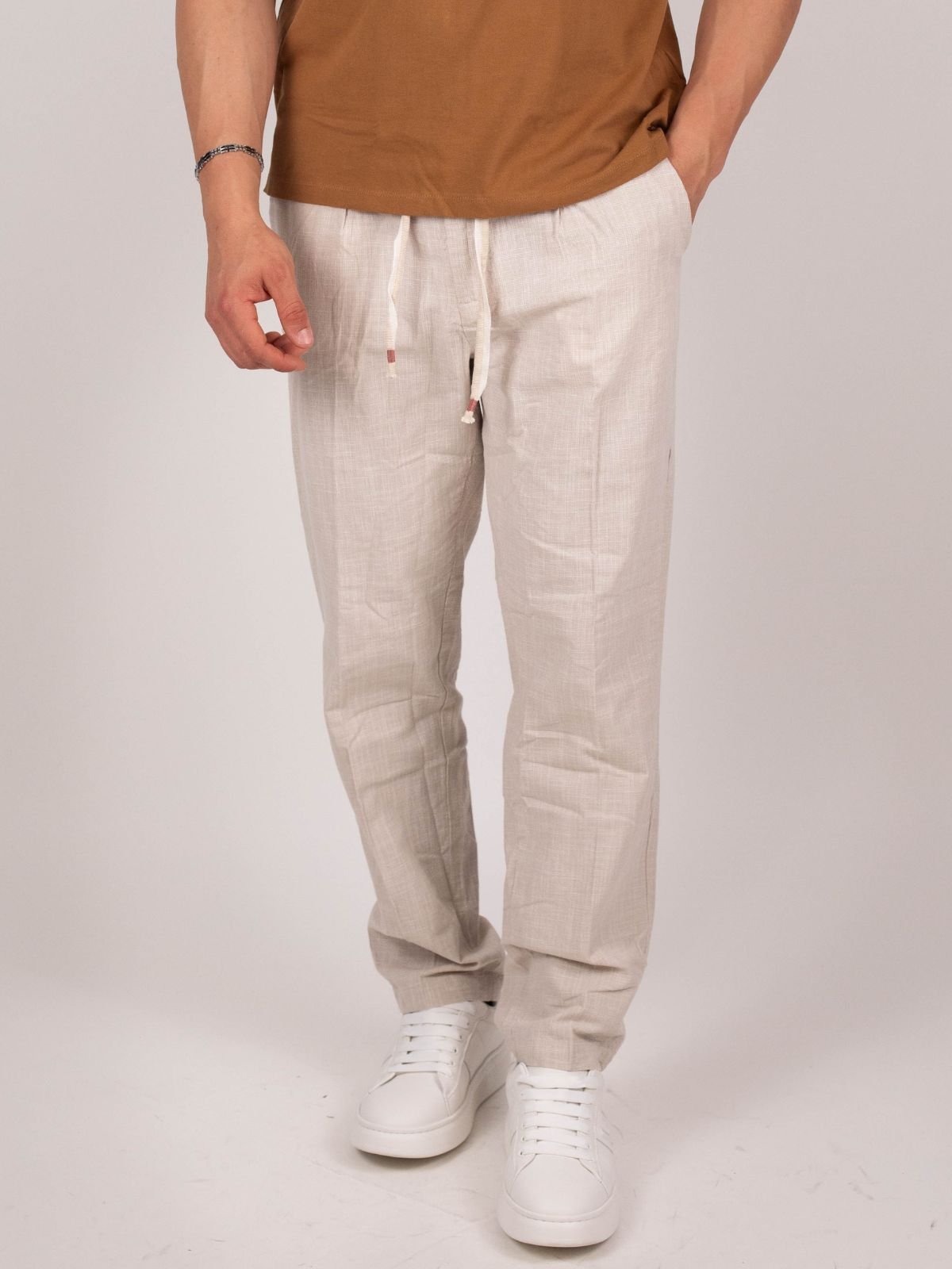 Yes Zee - Pantalone con coulisse ed elastico - Uomo - World Fashion