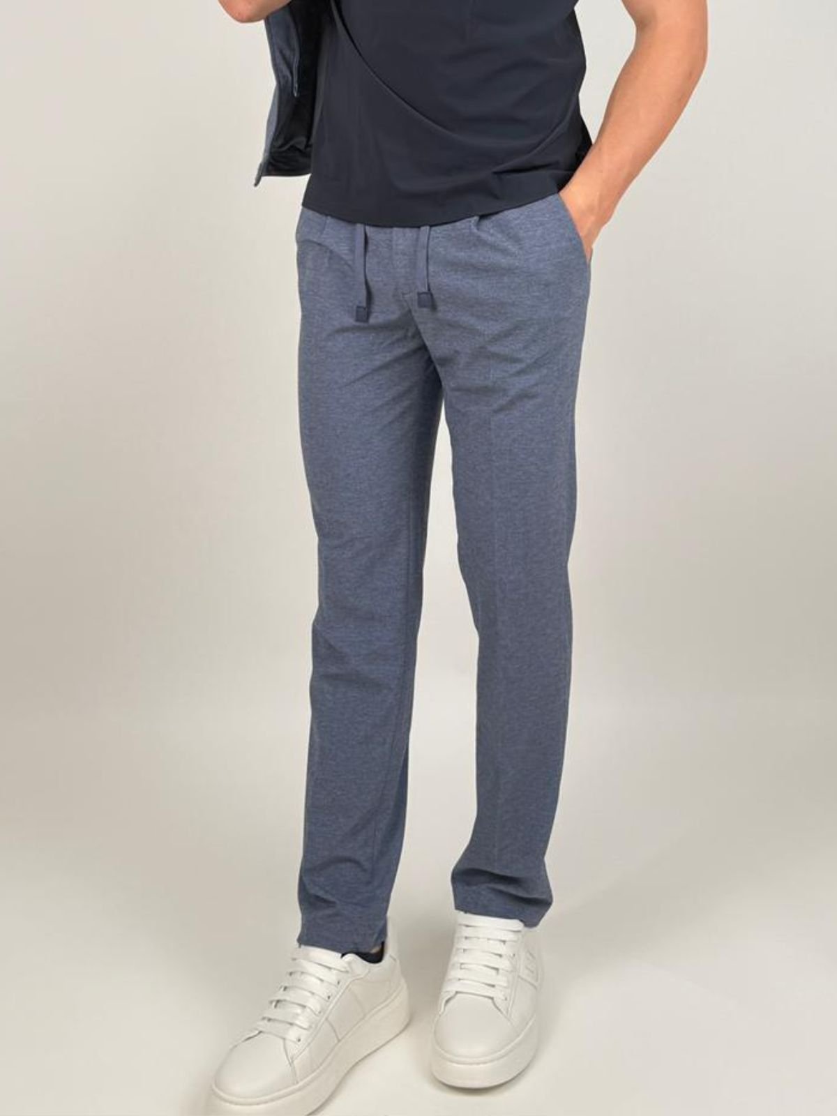 Yes Zee - Pantalone Con Coulisse, Elastico Fianchi - Uomo - World Fashion