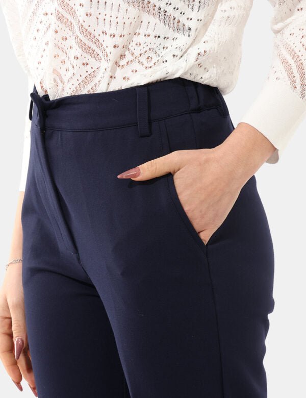 Yes Zee - Pantalone Palazzo In Punto Milano - Donna - World Fashion
