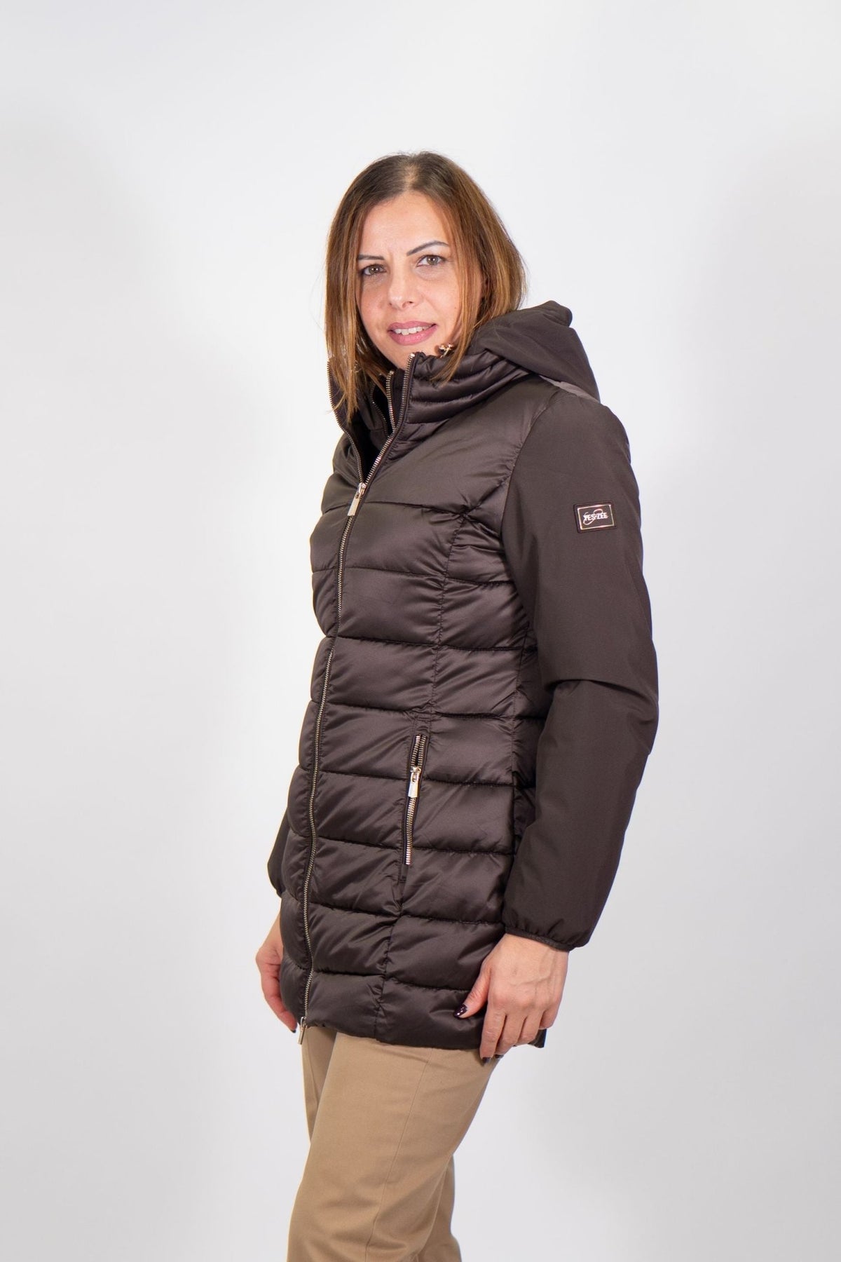 Yes Zee - Piumino Trapuntato Con Finto Gilet Rimovibile - Donna - World Fashion