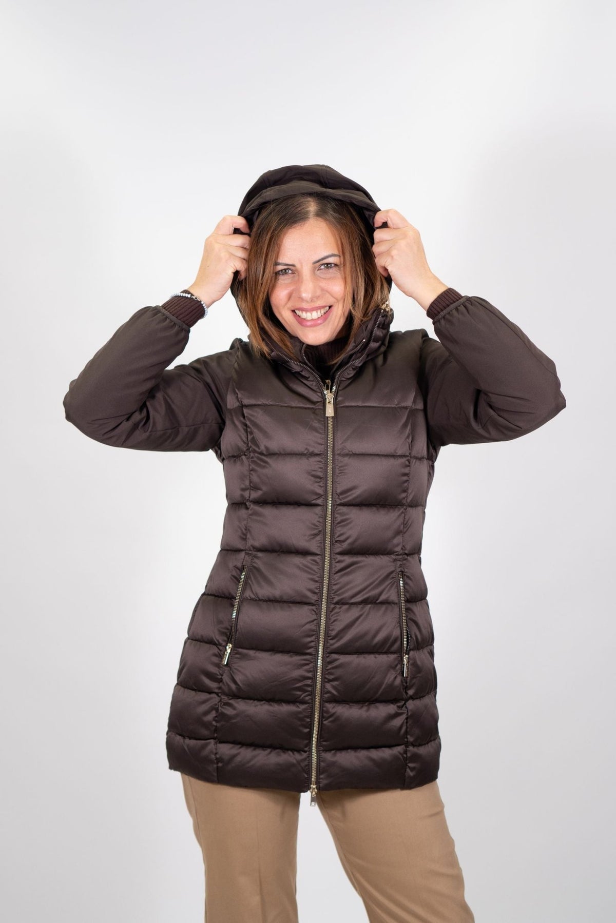 Yes Zee - Piumino Trapuntato Con Finto Gilet Rimovibile - Donna - World Fashion