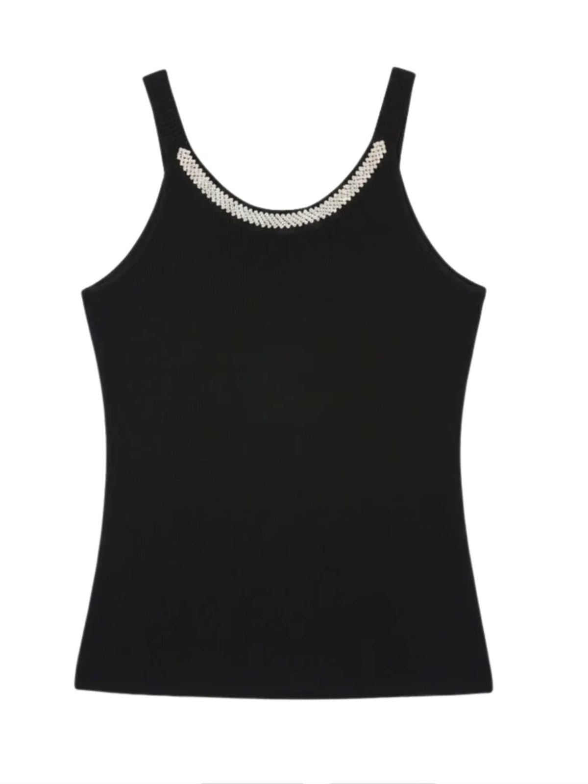 Yes Zee - Top In Maglia Con Applicazioni Gioello - Donna - World Fashion