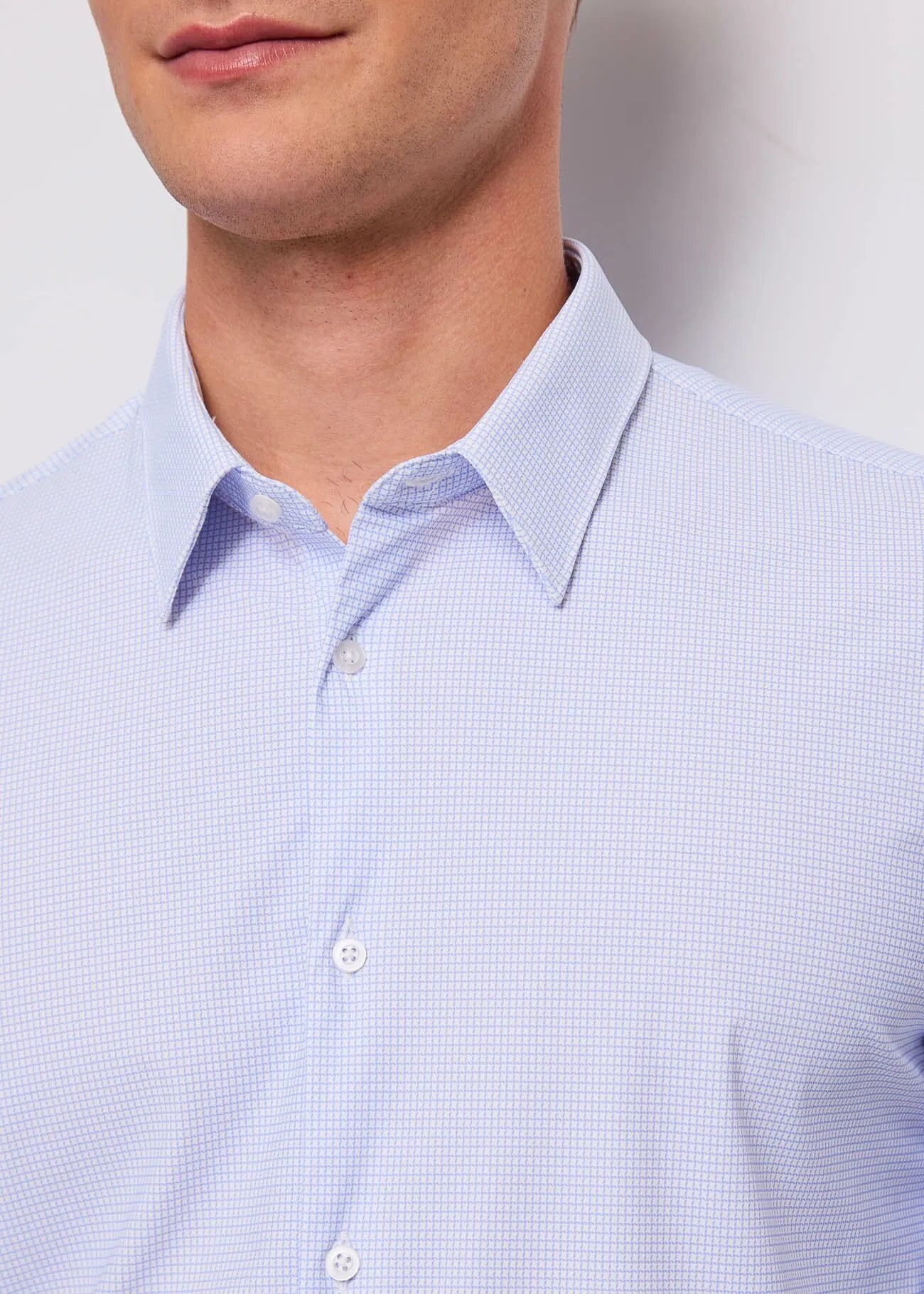 Camicia Collo Italiano Fit Slim M/Lunga in nylon Uomo - Gaudì Jeans