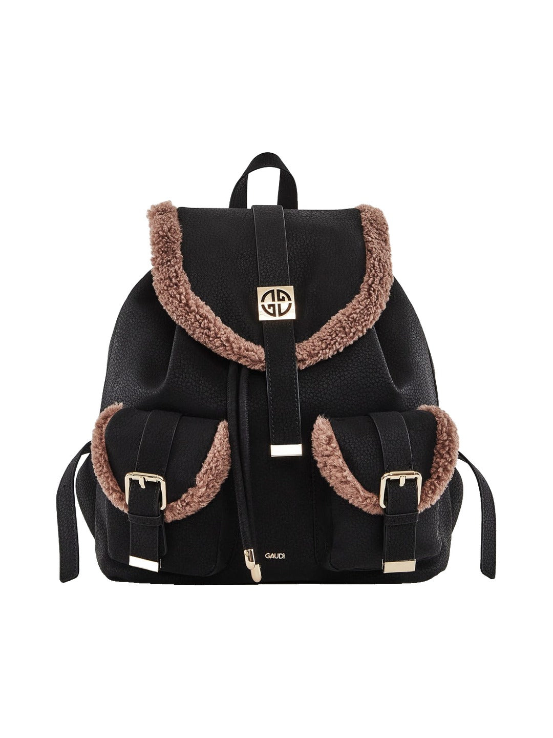 Gaudì - Zaino con dettagli in teddy - Donna