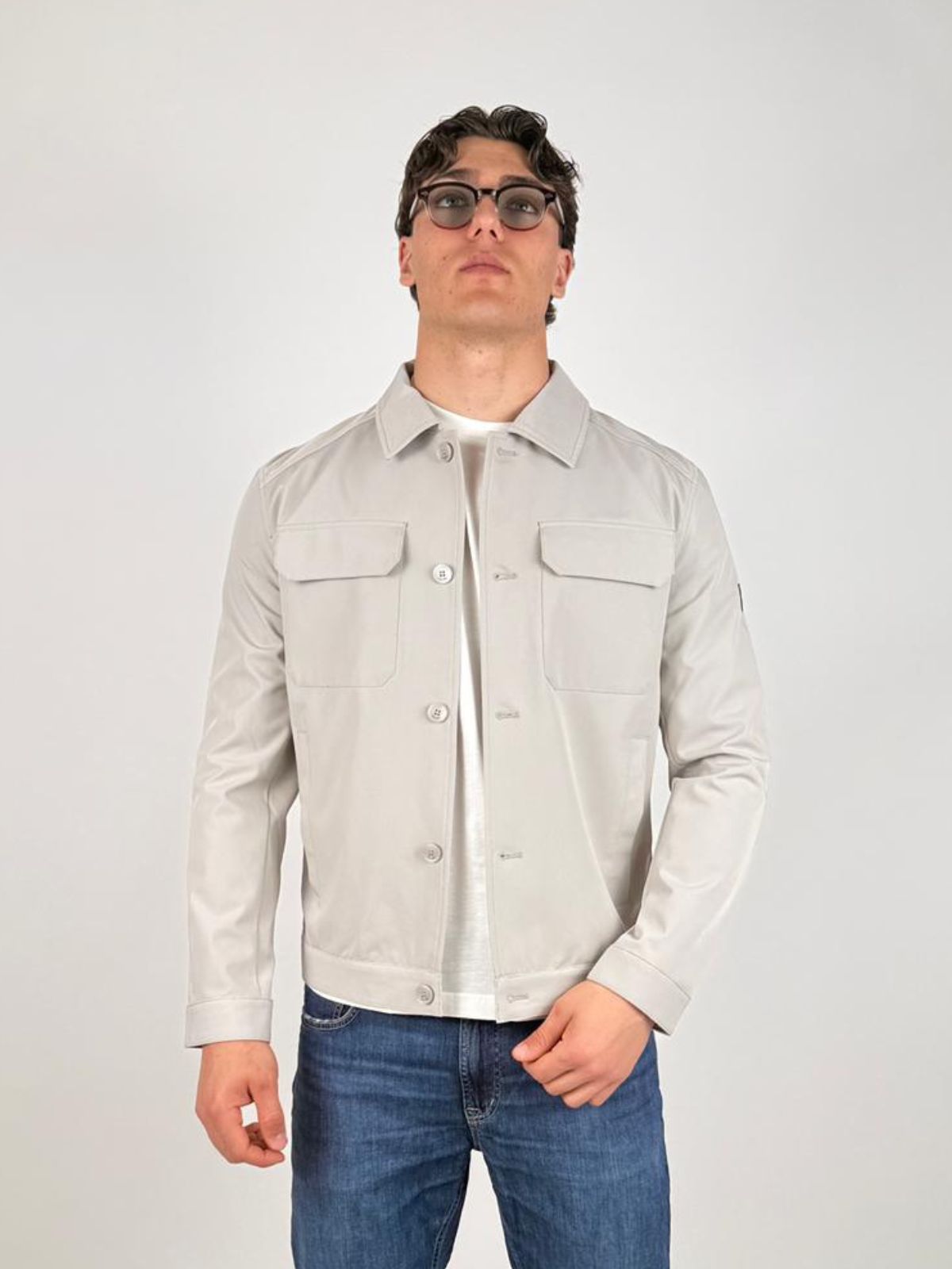 Yes Zee - Giubbino  Tipo Jeans - Uomo