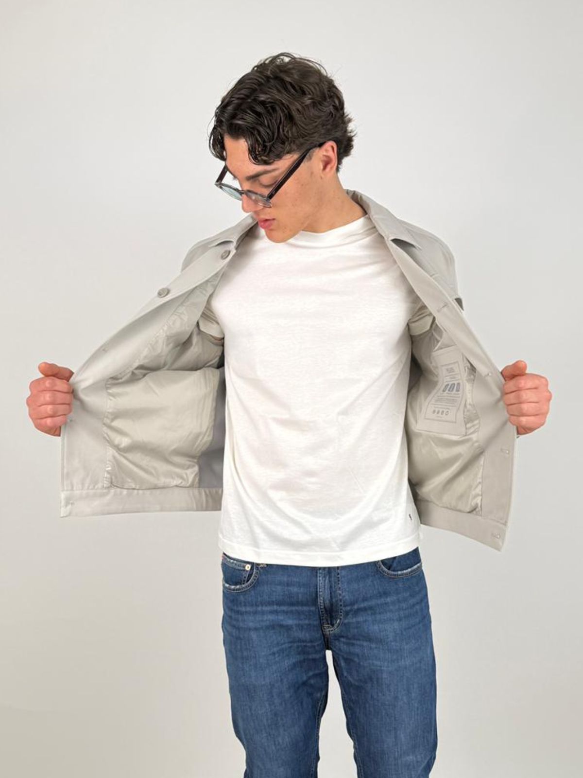 Yes Zee - Giubbino  Tipo Jeans - Uomo