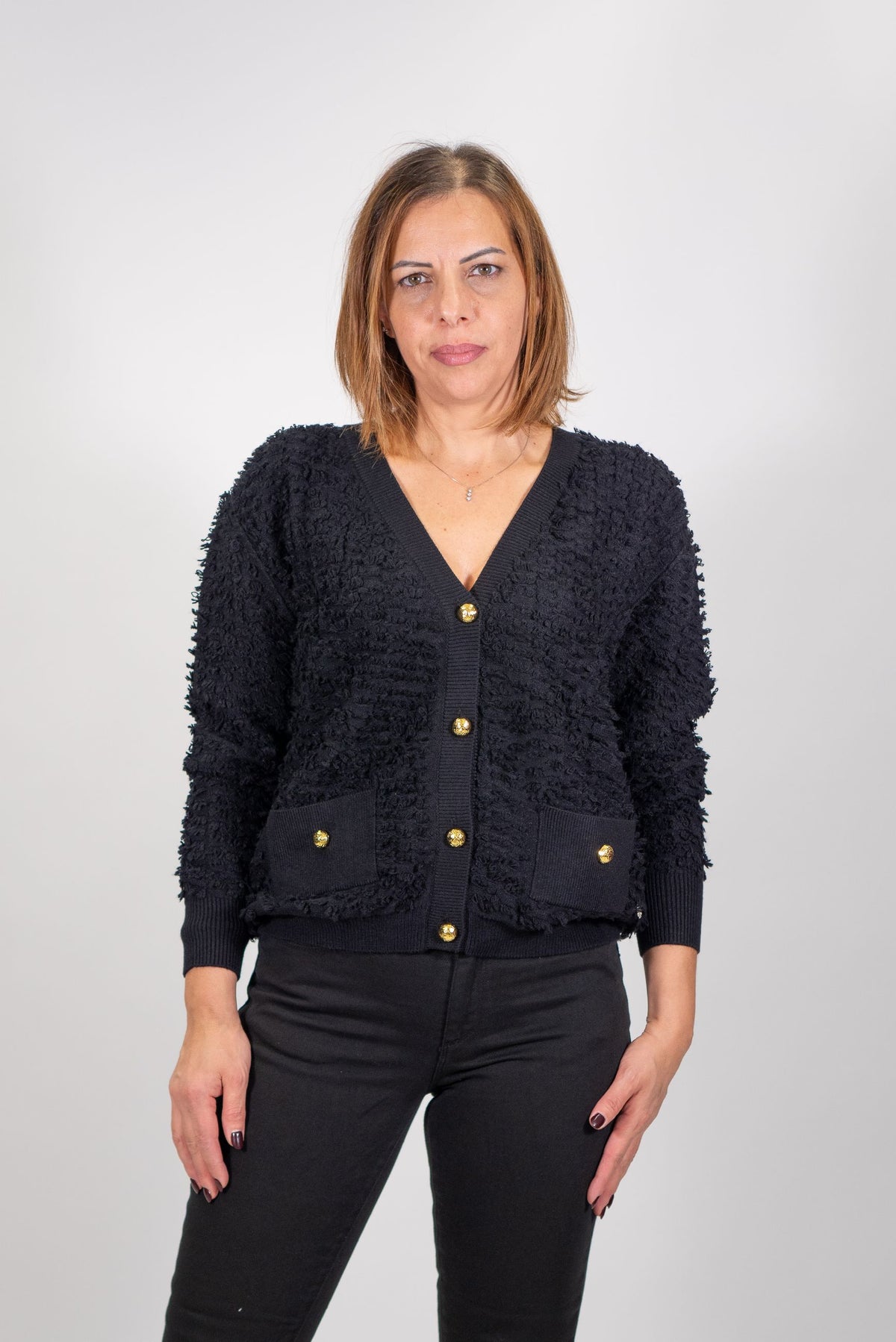 Fresh Flower - Cardigan Chanel C/Pelo Lavorato F.7 - Donna