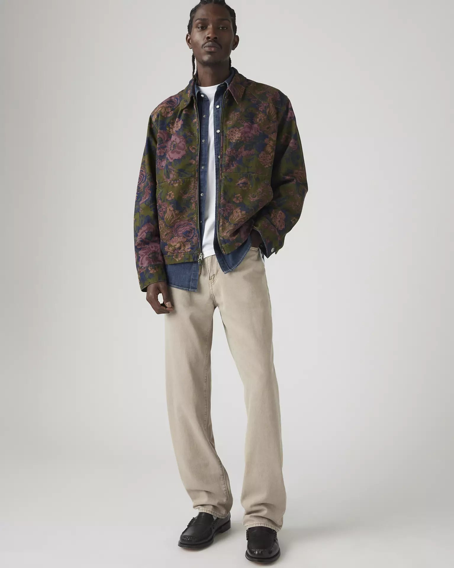 Levis - Jeans 568 dritti e larghi Linen+ Denim - Uomo