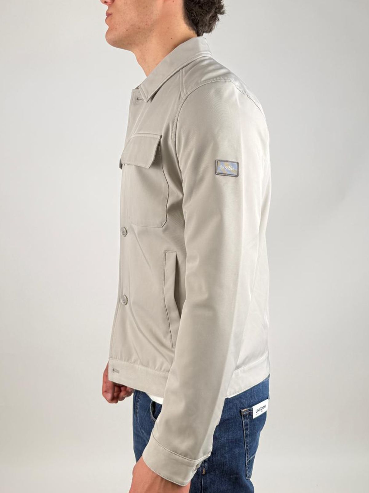 Yes Zee - Giubbino  Tipo Jeans - Uomo